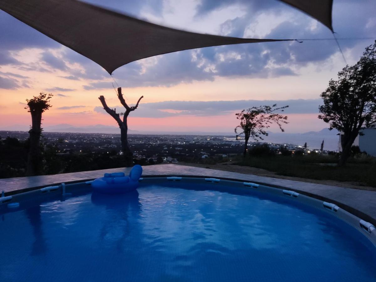 Yiorgos, Amazing Sunset View House Apartment Psalidi  Bagian luar foto