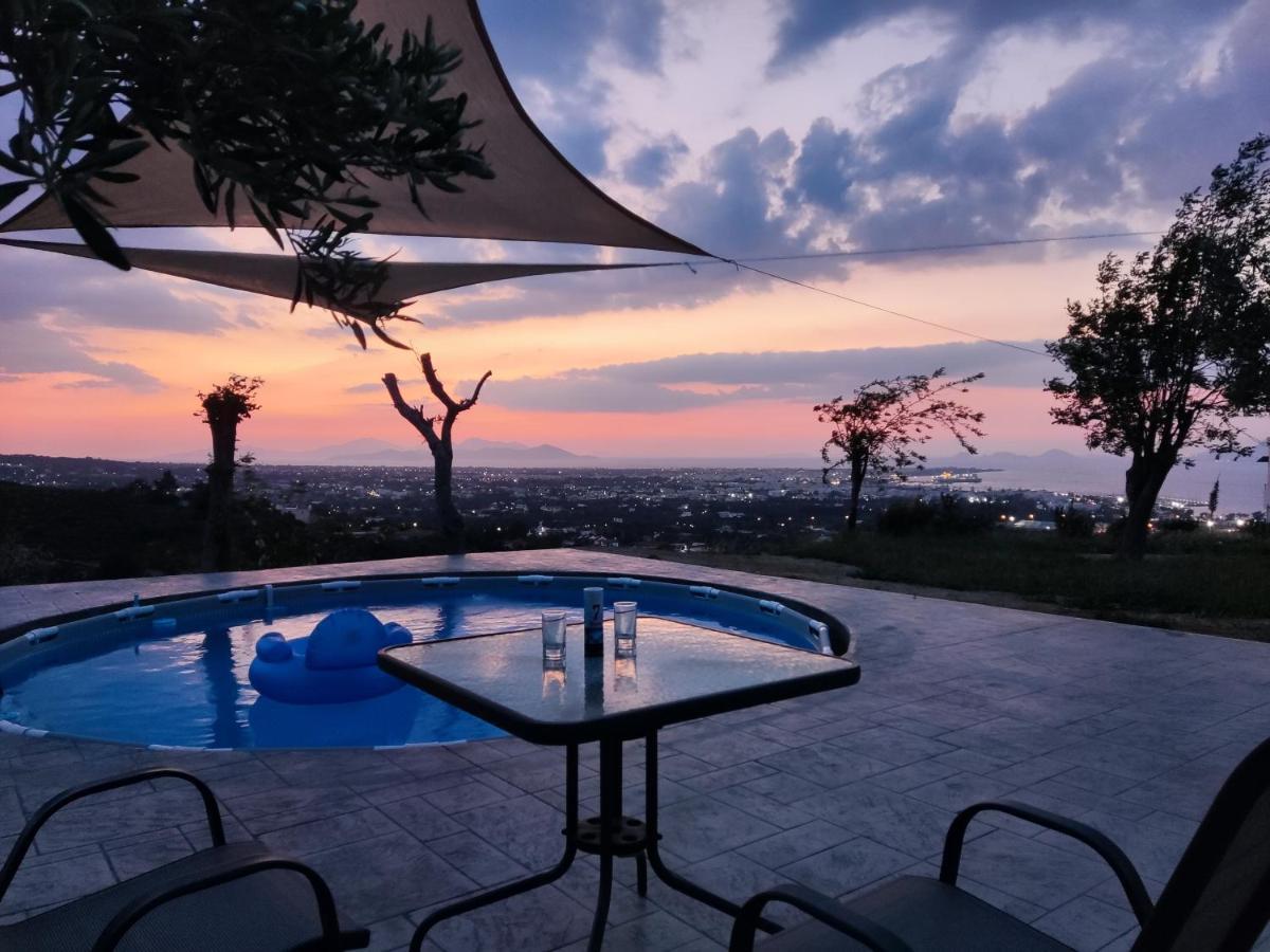 Yiorgos, Amazing Sunset View House Apartment Psalidi  Bagian luar foto