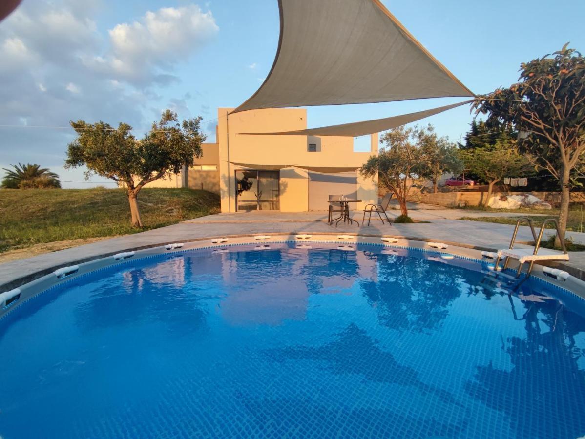 Yiorgos, Amazing Sunset View House Apartment Psalidi  Bagian luar foto